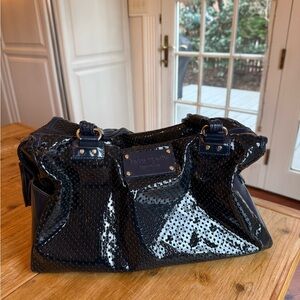 Kate Spade Navy Patent Shoulder Bag